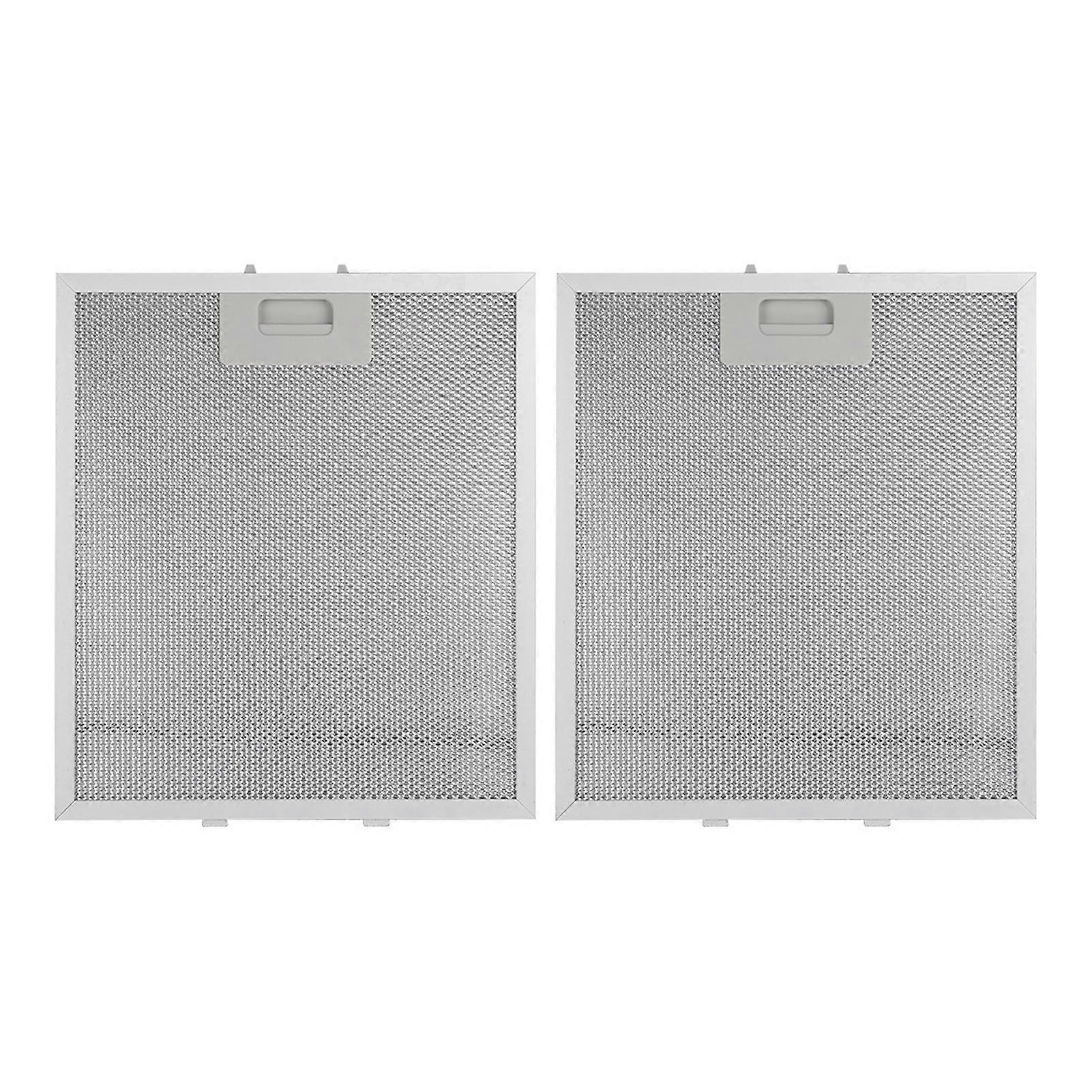 2Pcs Metal Cooker Hood Filter 320x260mm Easy Install Remove Aluminum Grease Filter Universal Mesh Extractor Filter for Baumatic CBCB9201 AL260319