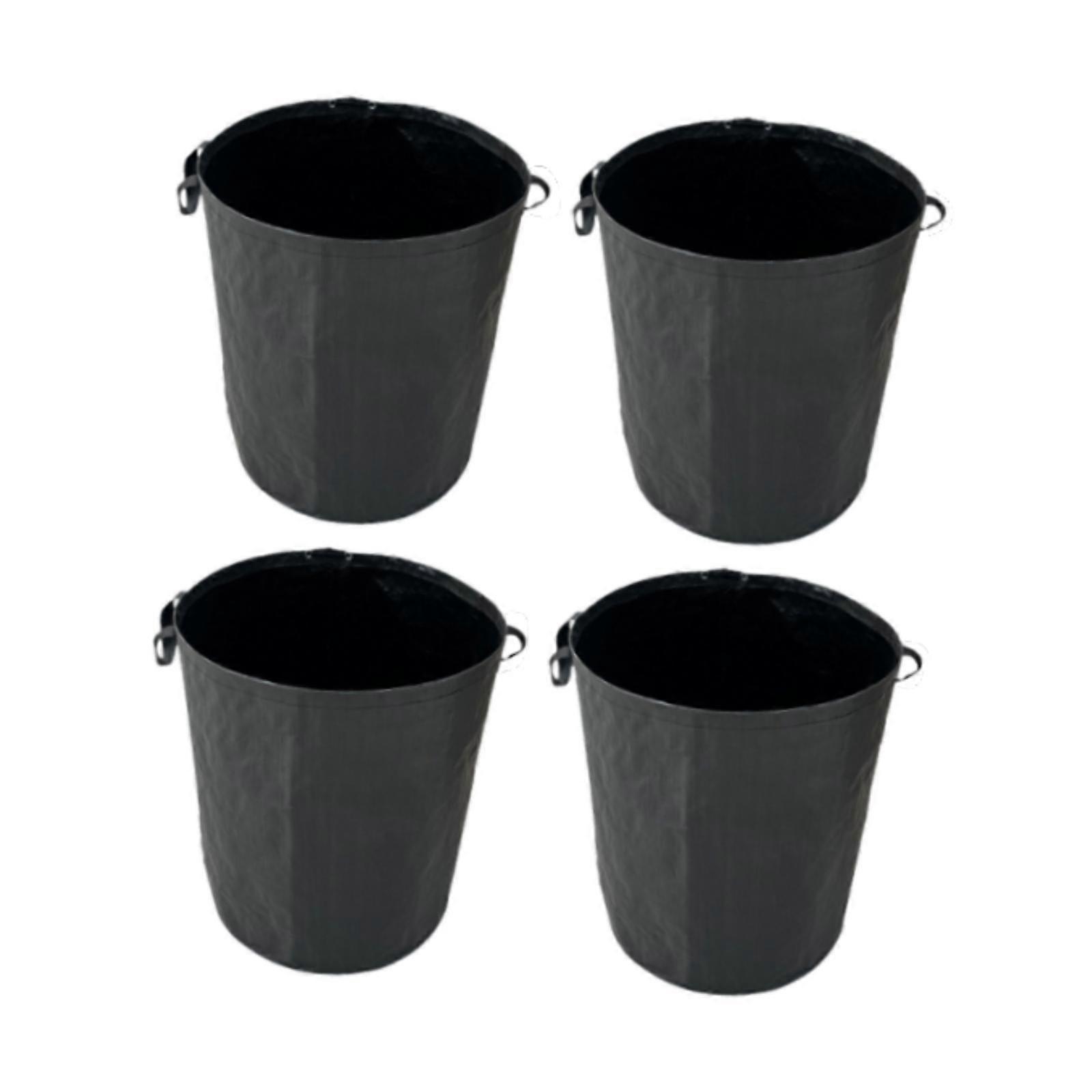 4Pcs Reusable Garden Leaf Bags 300L Capacity for Pool Garbage Auxiliary Tool