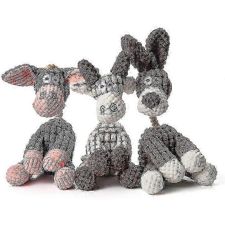 Indestructible Robust Donkey, Squeaky Dog Toys For Aggressive Chewers