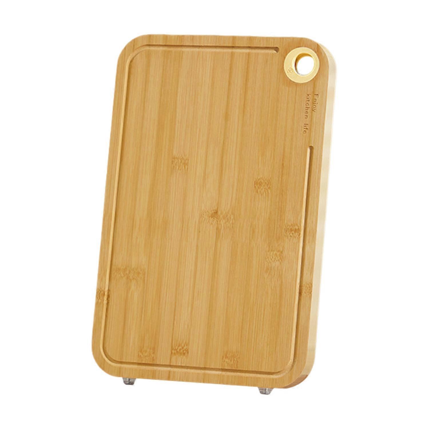Bamboo Cutting Board Dual-Sided Chopping Boards with Juice Groove Kitchen Butcher Block for Meat