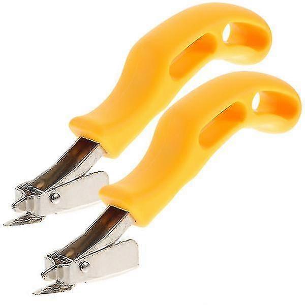 2pcs Heavy Duty Staple Removers Upholstery Tack Puller Tools Metal Staple Pullers