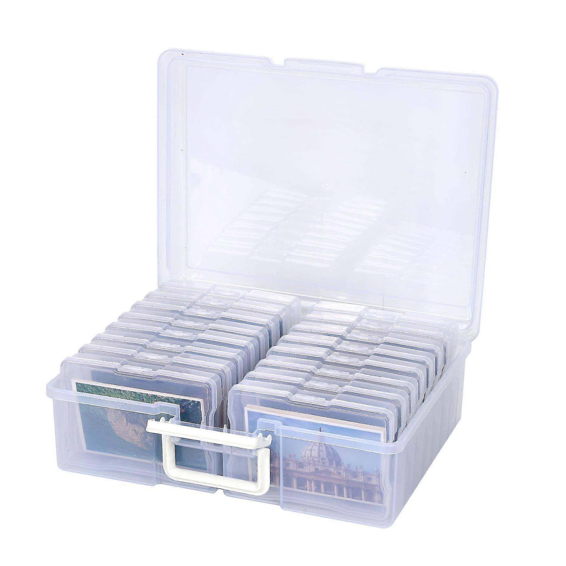 1 Set Photo Storage Box Photo Organizer Storage Photo Box Photo Keeper Container Box S202412271962