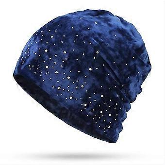 Fashion Ladies Beanie Autumn Winter Hat, Women Velvet Cap