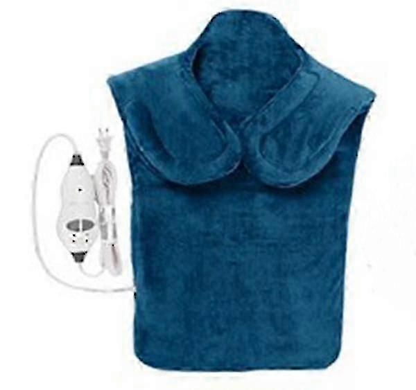 Large Heating Pad For Neck, Back And Shoulders, Blue