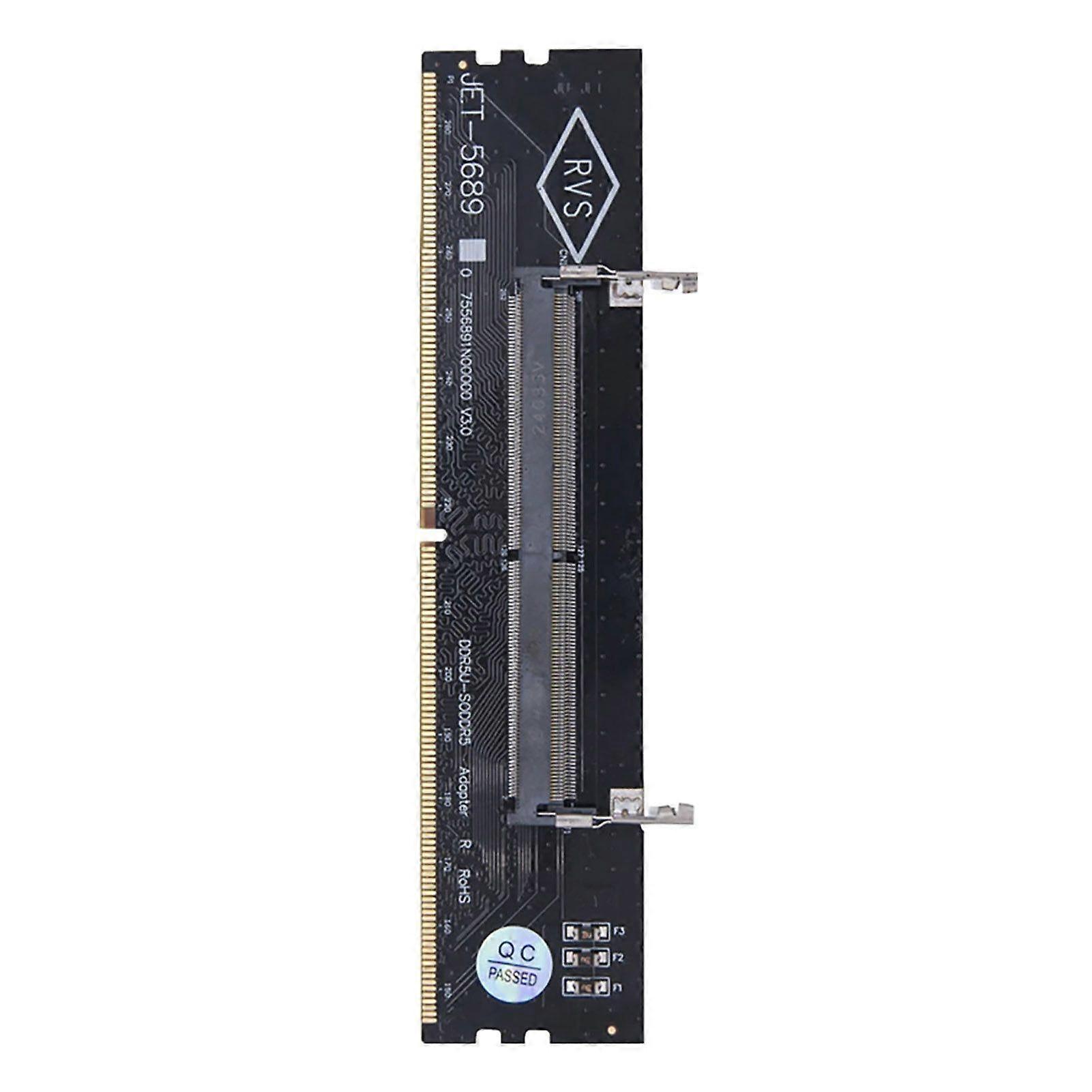 DDR5 Notebook Desktop Memory RAM Connector Adapter Overcurrent Protection Universal Simple Installation Adapter Card Accessories