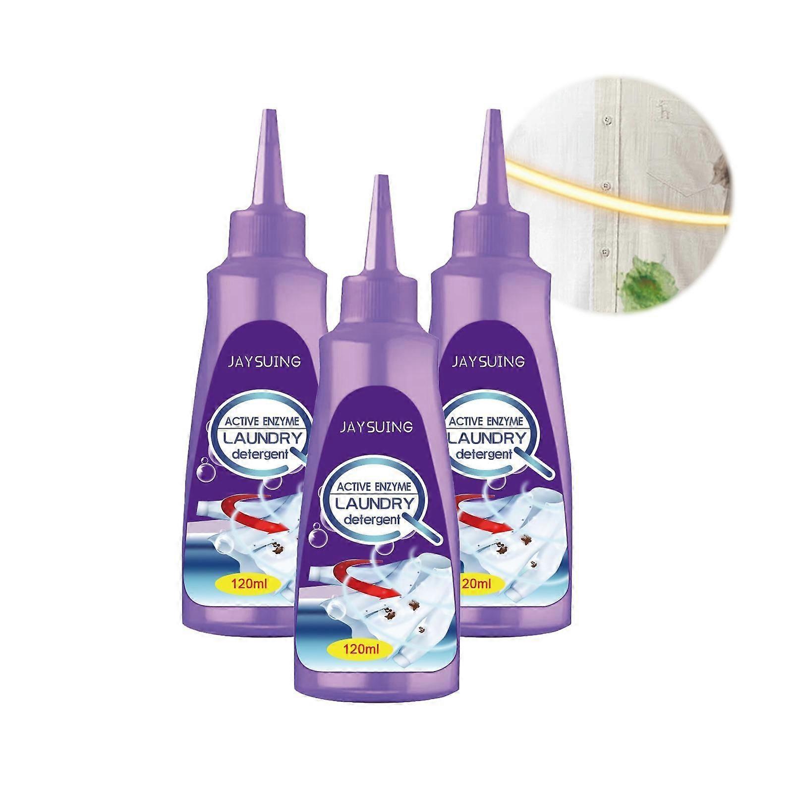 Active Enzyme Laundry Stain Remover, Garment Stubborn Stain Remover, Clothes Oil Stain Remover