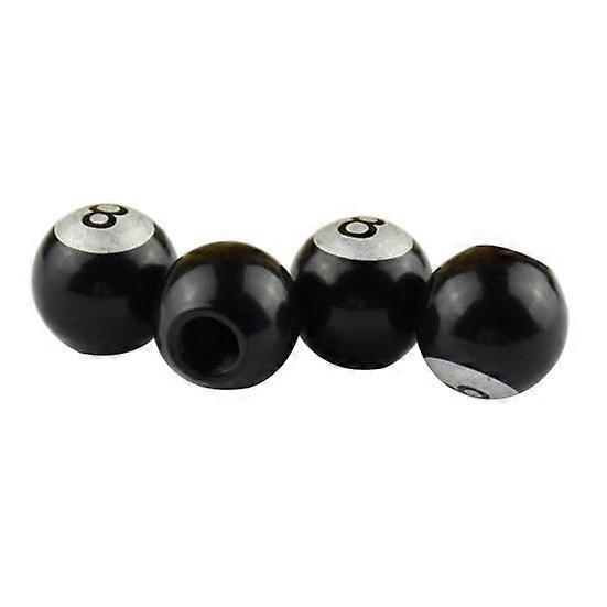 4Pcs Number 8 Bike Motorcycle Round Ball Tire Wheel Tyre Air Valve Stem Caps