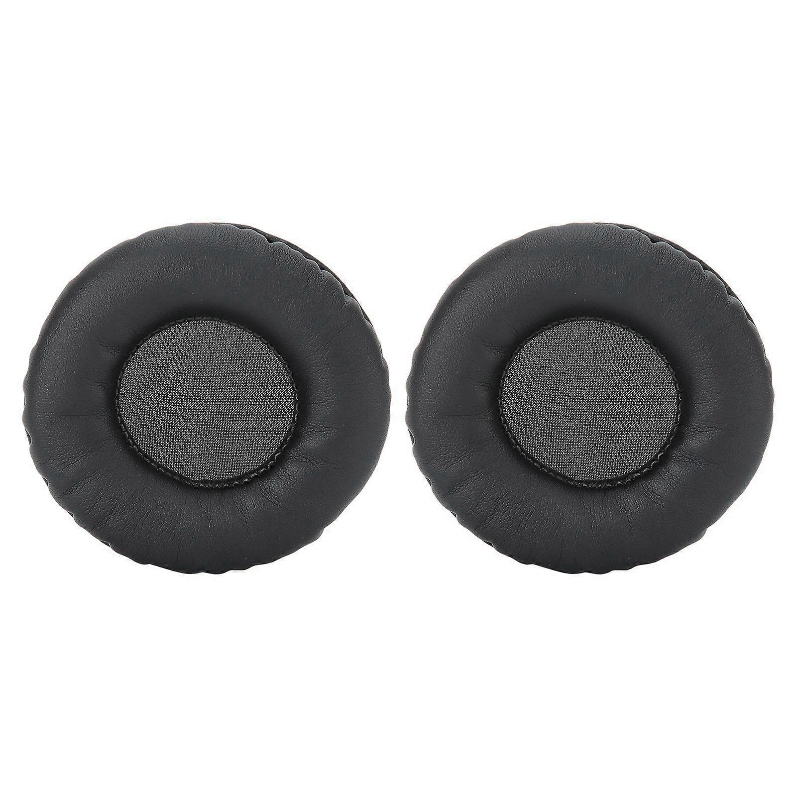 Coussinets d'oreille universels de remplacement pour casque 75 mm, en mousse, noirs