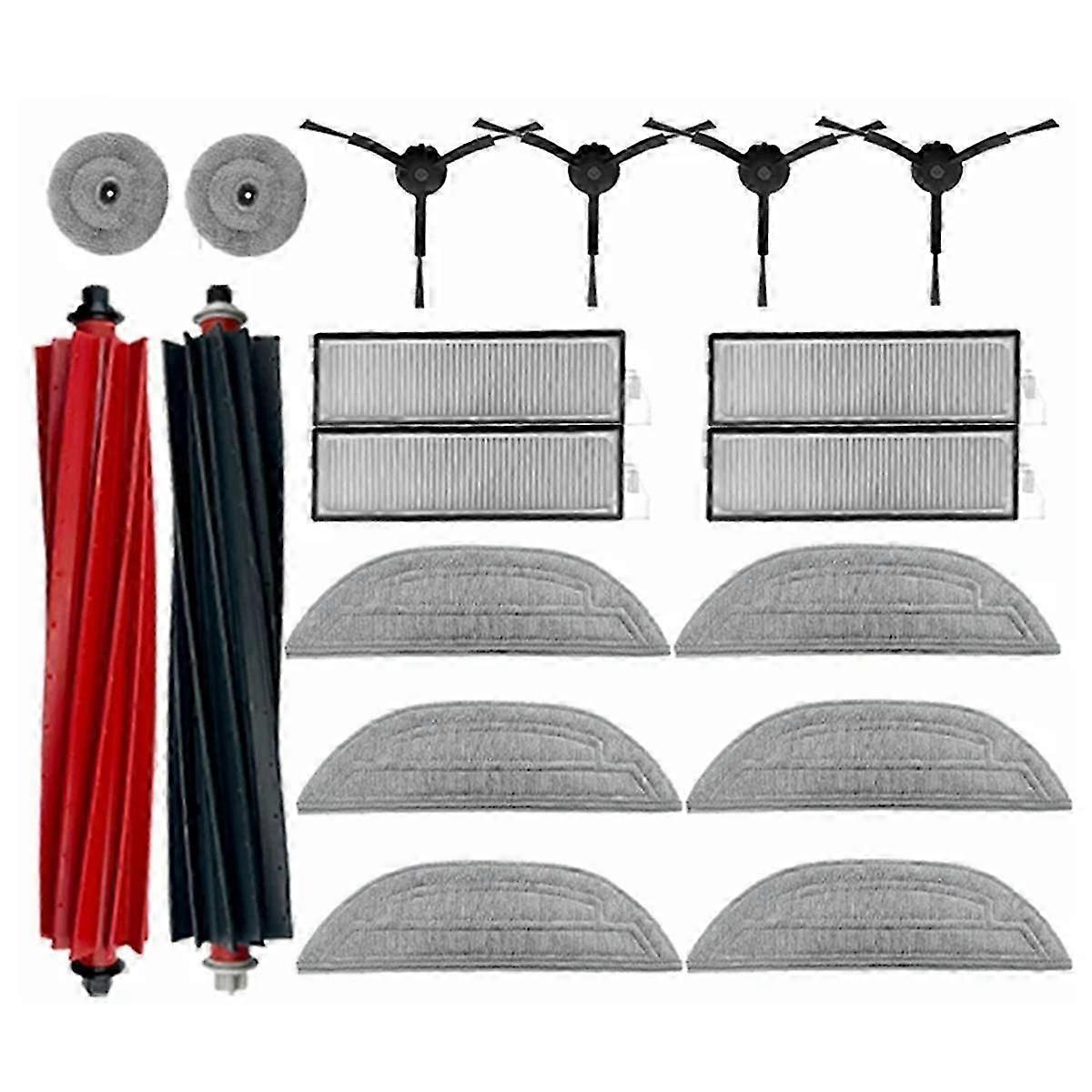 For S8 MaxV Ultra Robot Vacuum Spare Parts Main Side Brushes Mop Cloths HEPA Filters Accessories