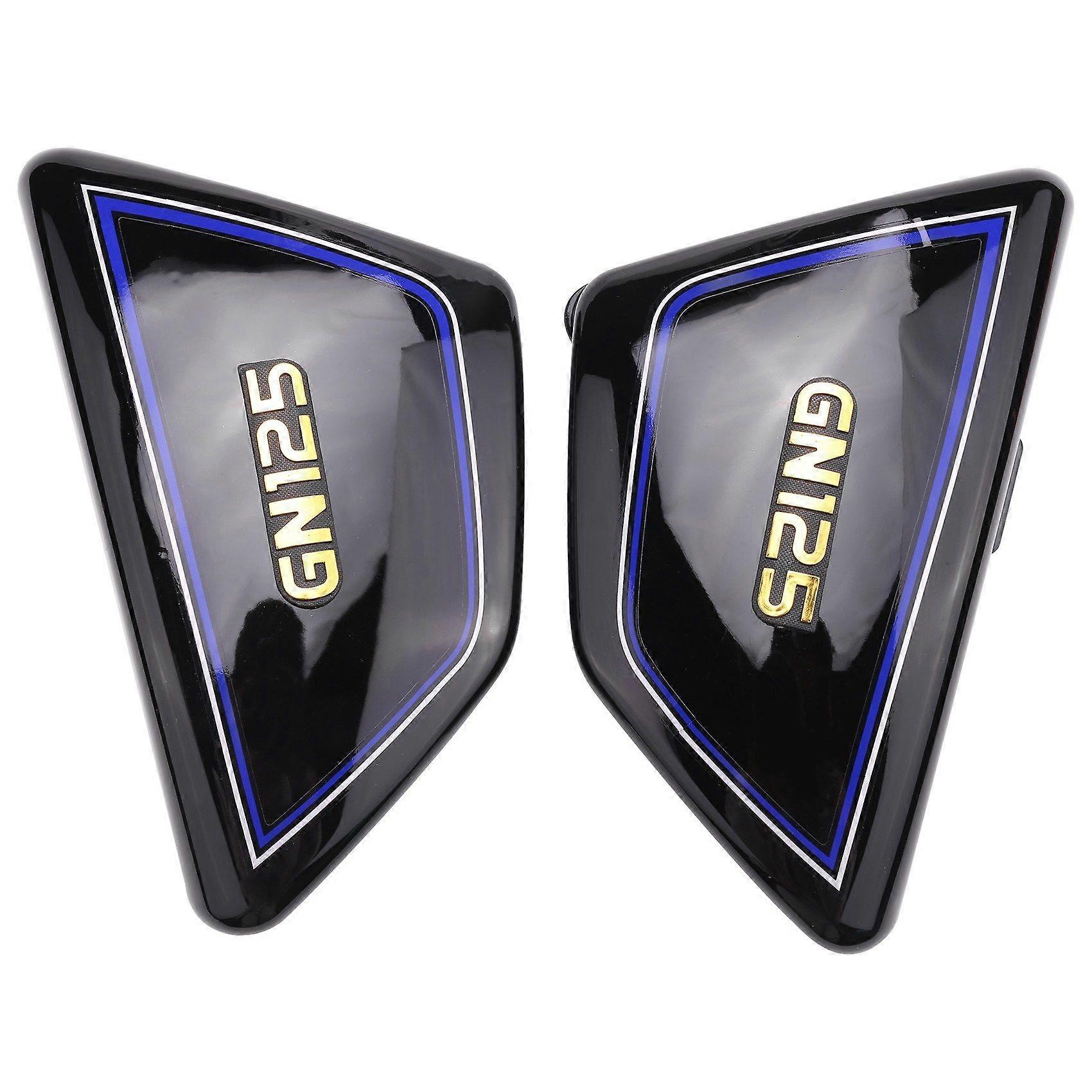 Black Motorcycle Battery Side Cover Frame Side Covers Panels for GN125 GN 125