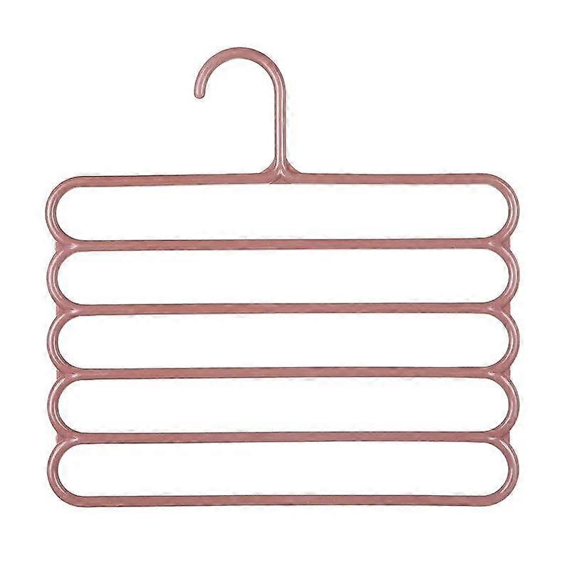 MultiFunctional 5 Layers Pants Hangers Holders Trousers Hanger Storage Rack Clothes Hanger Space Saver Wardrobe Closet Organizer