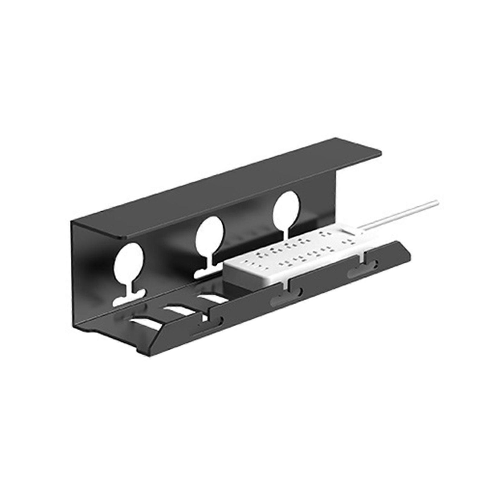 Under Desk Socket Holder Retractable Wires Rack Cable Management Tray Practical Cables Organizer Shelf for Students