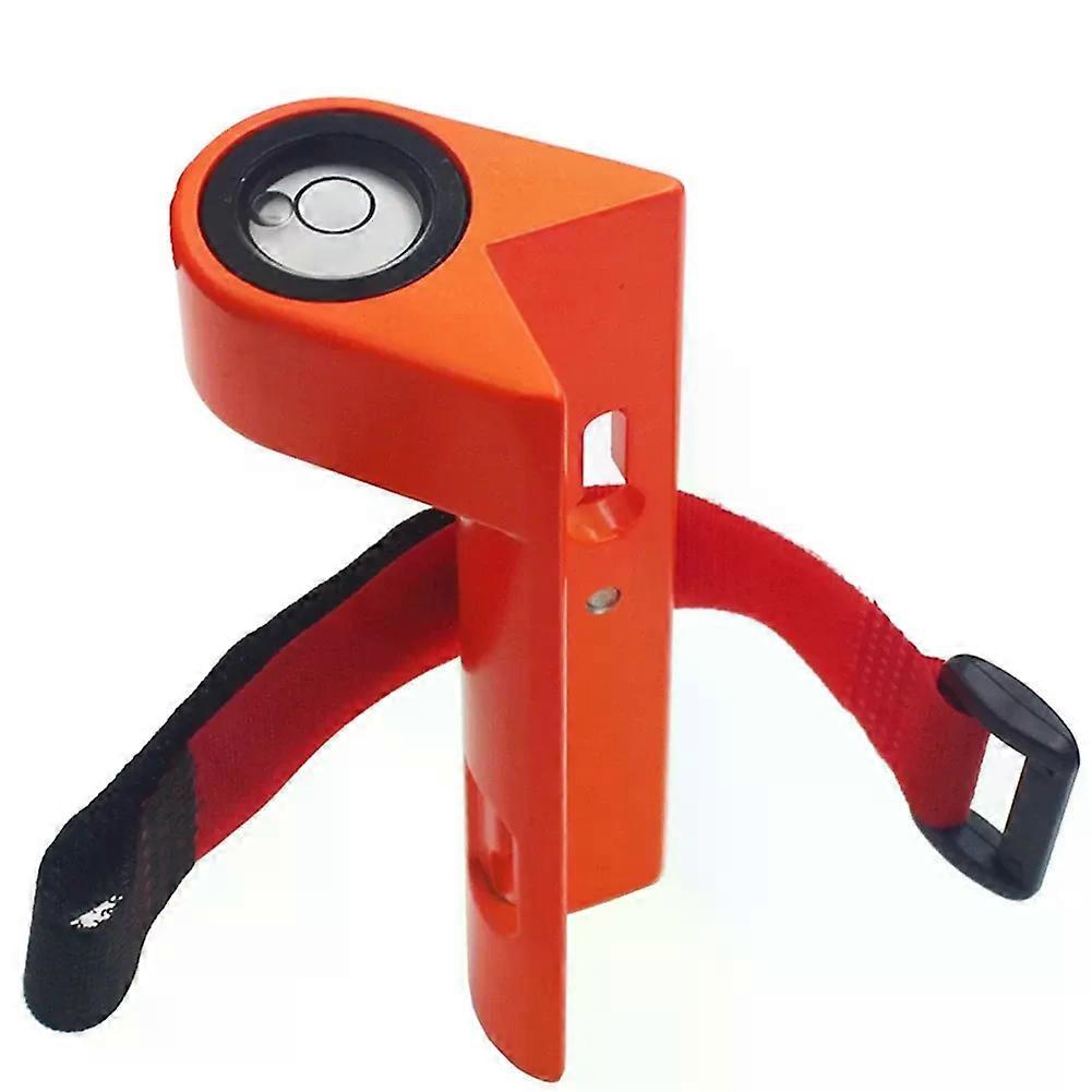 Centering Pole Carbon Fiber Pole Leveler Bubble Assembly Right-Angle Level Strap Portable Vertical Level Orange