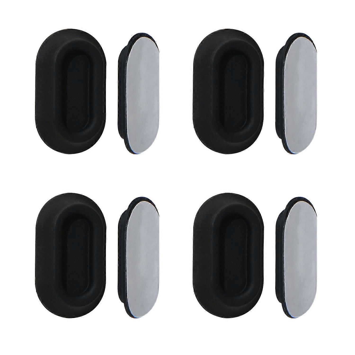 4 Pairs Magnetic Remote Control Holder Easy to Install Self-Adhesive Wall Mount Remote Control