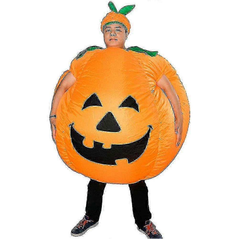 ハロウィーンコスプレパンプキンインフレータブルコスチュームアダルトハロウィーンパーティーステージパフォーマンス O