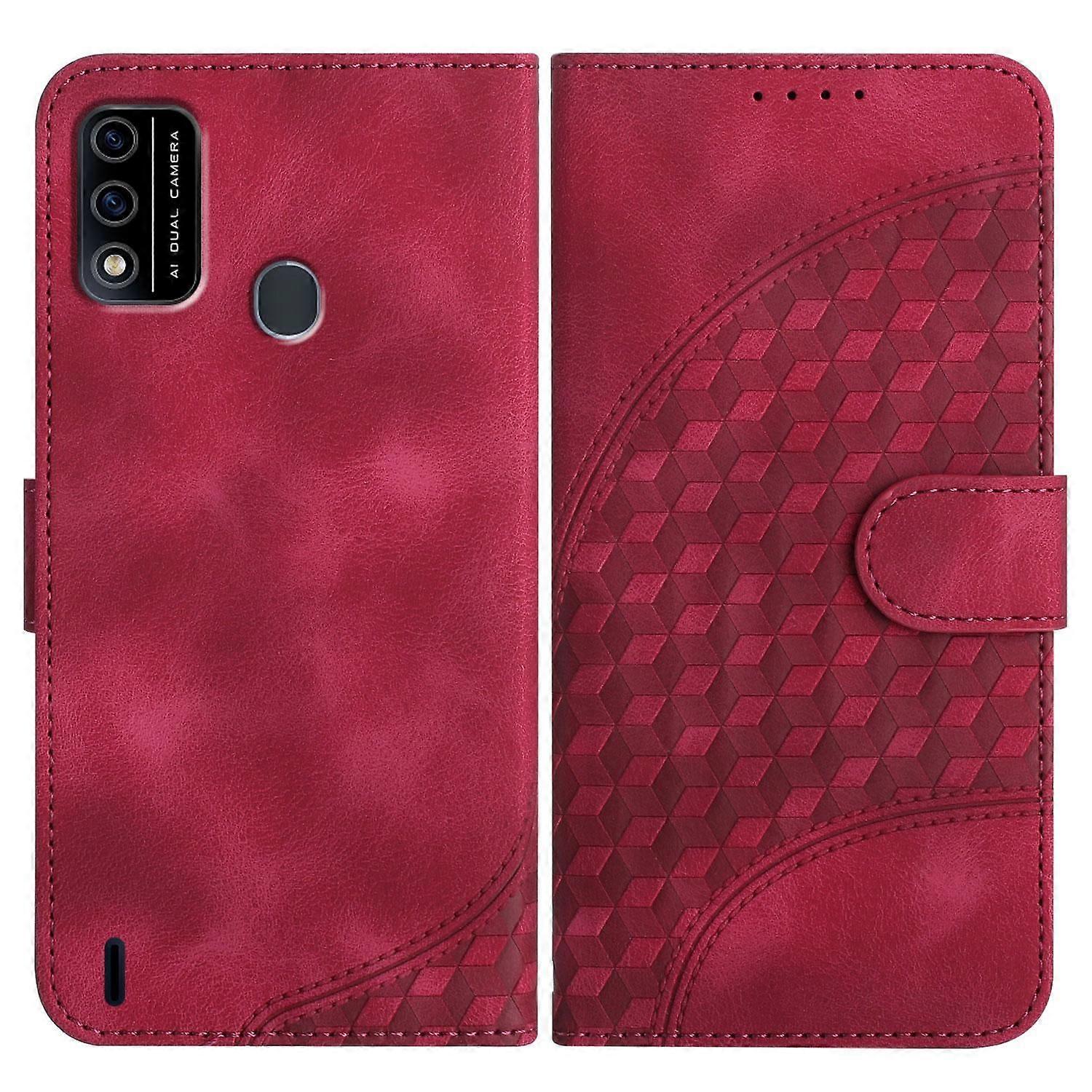 Embossed Leather Case For Itel A48