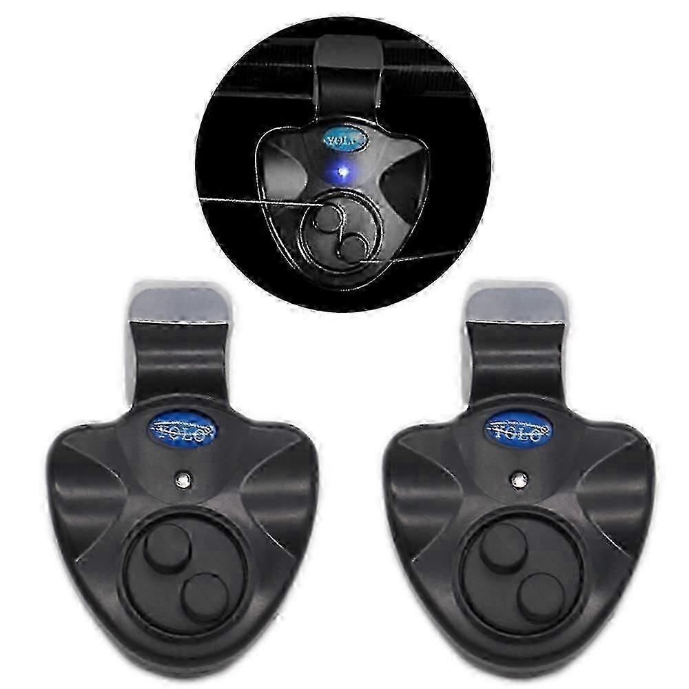 4pcs Electronic Fishing Bite Alarm with Sound LED Lights Indicator Fish Bite Alarms