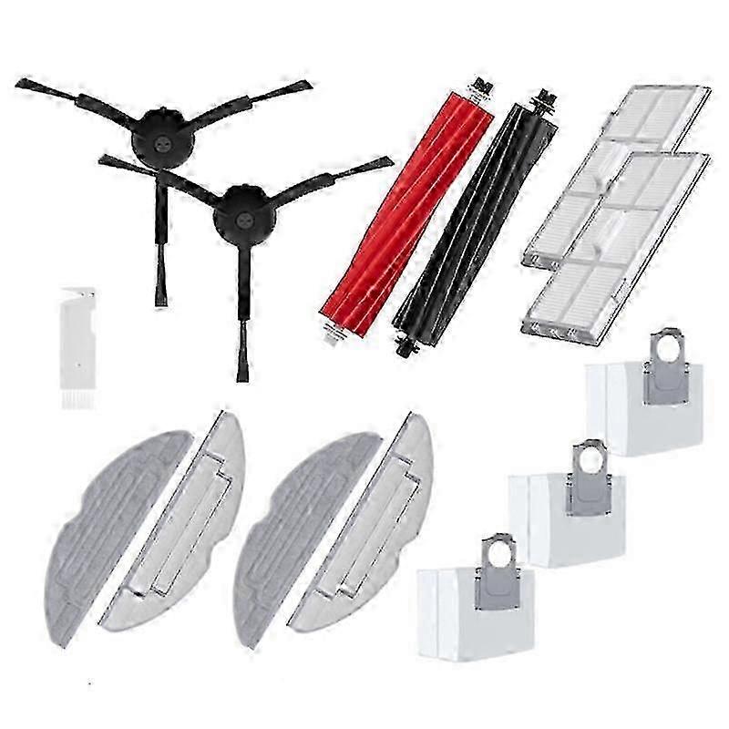 For Roborock S8 Pro Ultra Main Side Brush Filter Mop Choth Dust Bags for Roborock S8/S8+ Vacuum Cle s20241212692