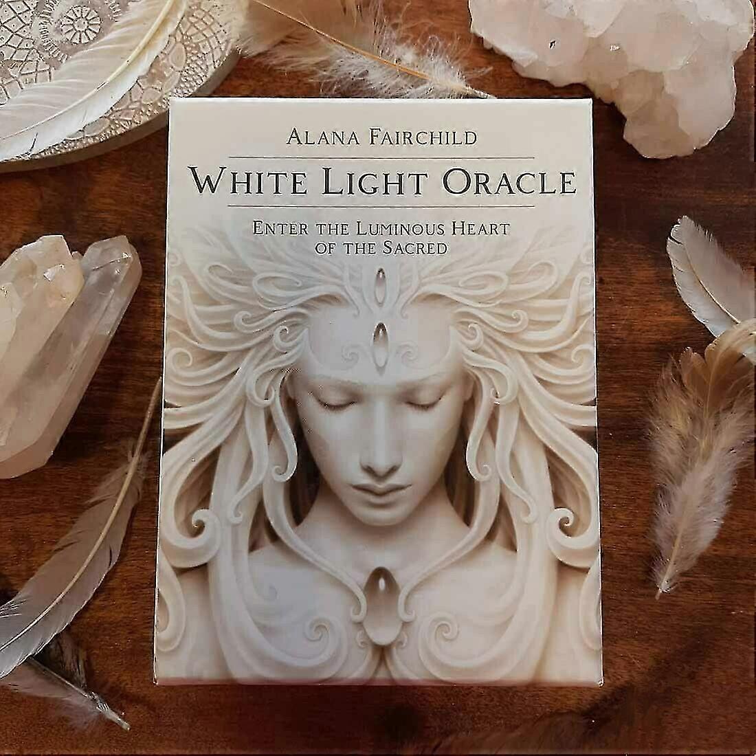 White Light Oracle: Μαγική μαντεία καρτών τράπουλας ταρώ Αγγλικό οικογενειακό επιτραπέζιο παιχνίδι