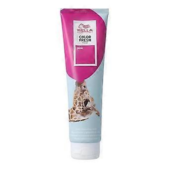 Mascarilla colorante - WELLA - Color Fresh - Rosa - 150 ml - Vegana - Sin amoniaco