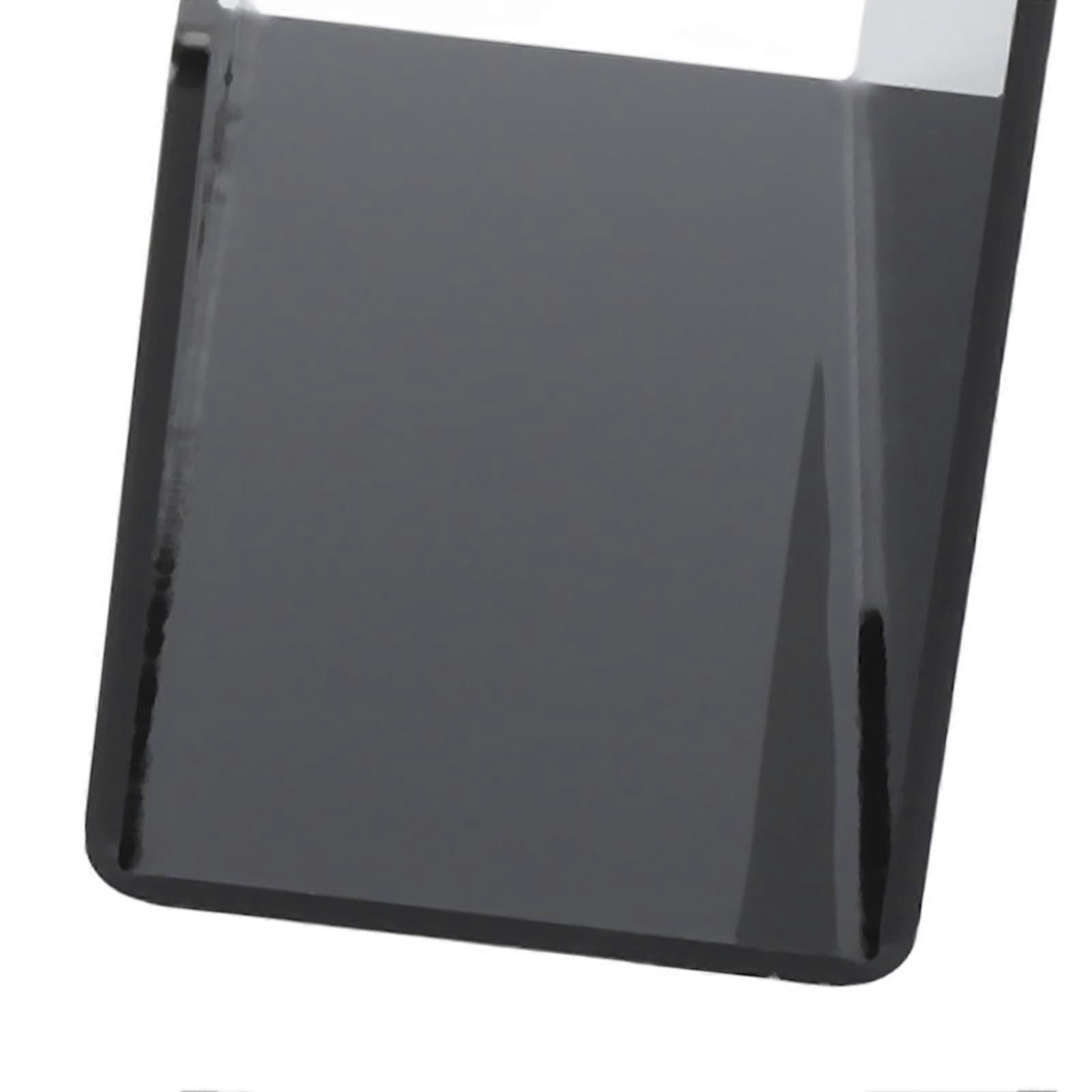 Black Acrylic Mail Organizer - Vertical Letter Holder For Desktop & Countertop 3 thumbnail image