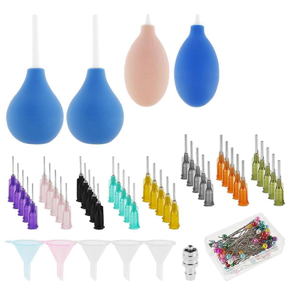 Pottery Precision Applicator Set, with Steel Needles Funnel Connector
