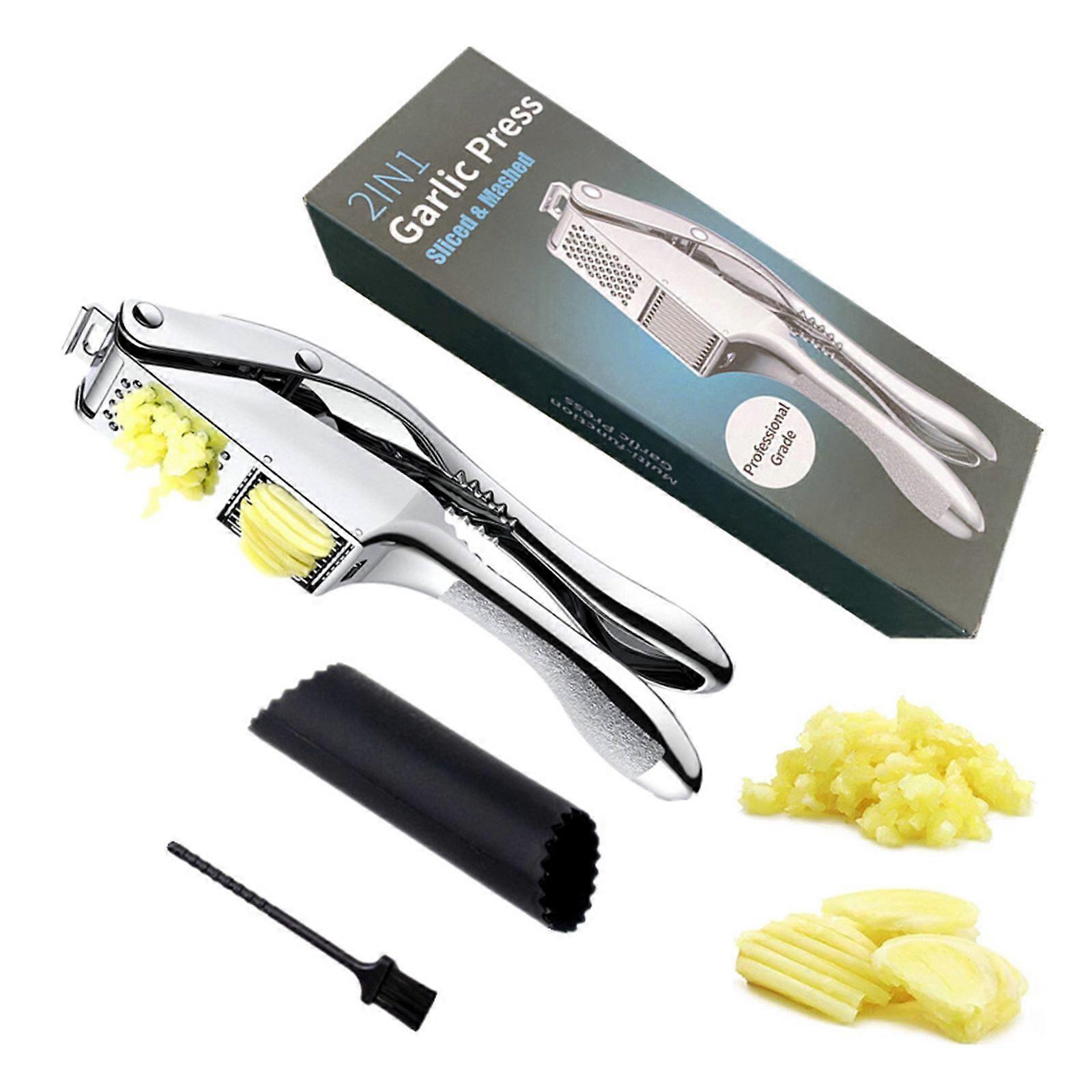 Garlic Press Vegetable Ginger Squeezer Masher Handheld Ginger Mincer Tools