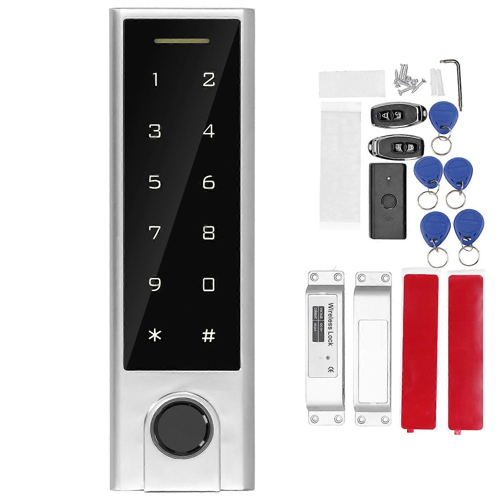 Wireless IP65 Smart Access Control System with Fingerprint and Remote Entry