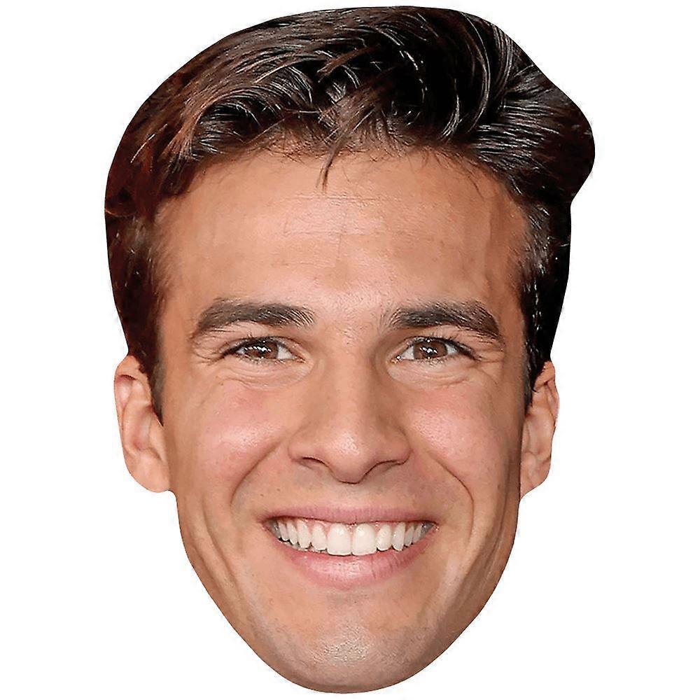 Ricard Marti (Smile) Celebrity Mask, Flat Card Face