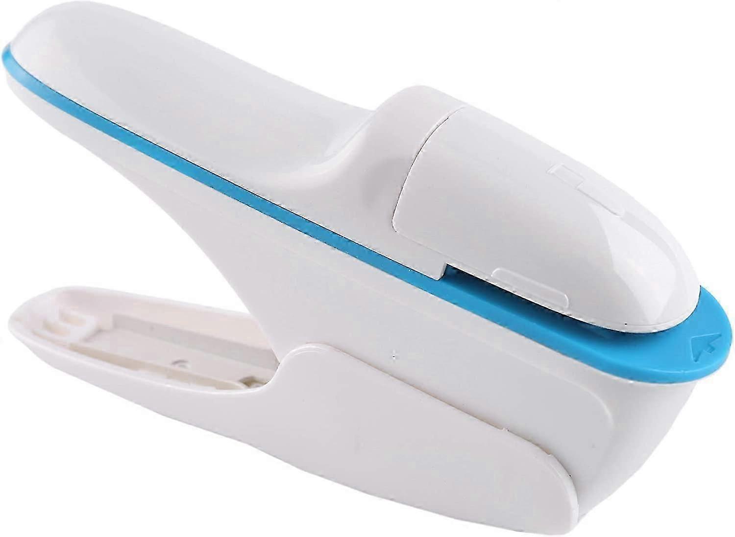 Mini paper stapler, without pliers, white