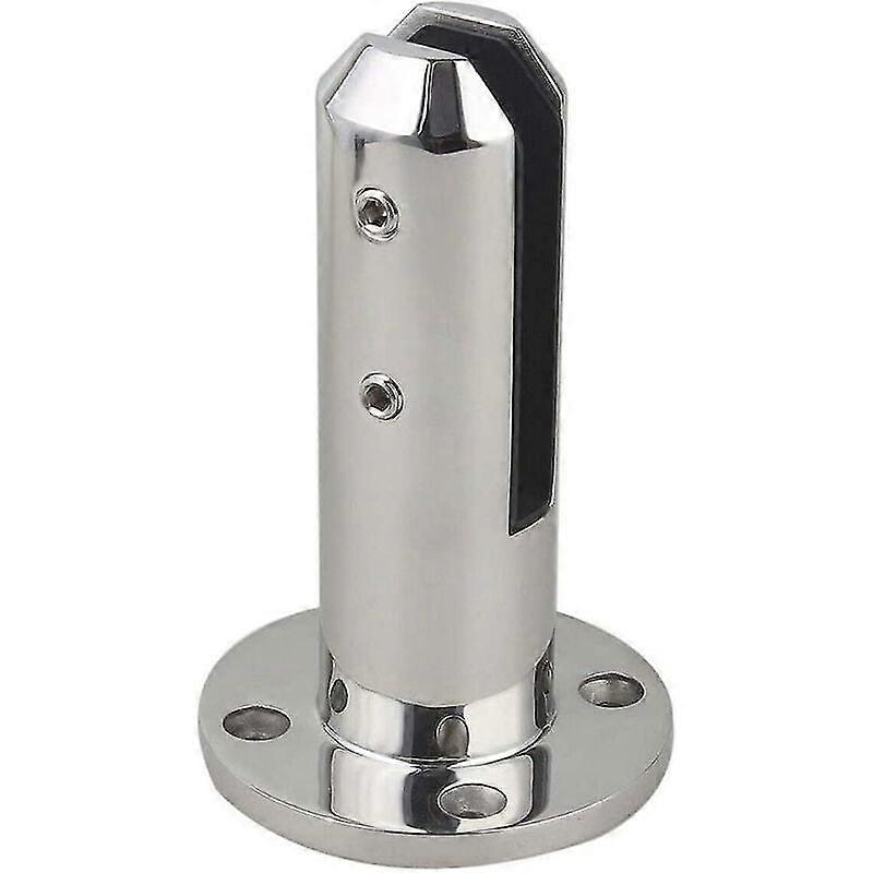 Railing Post, Stainless Steel, Glass Clip, Pool