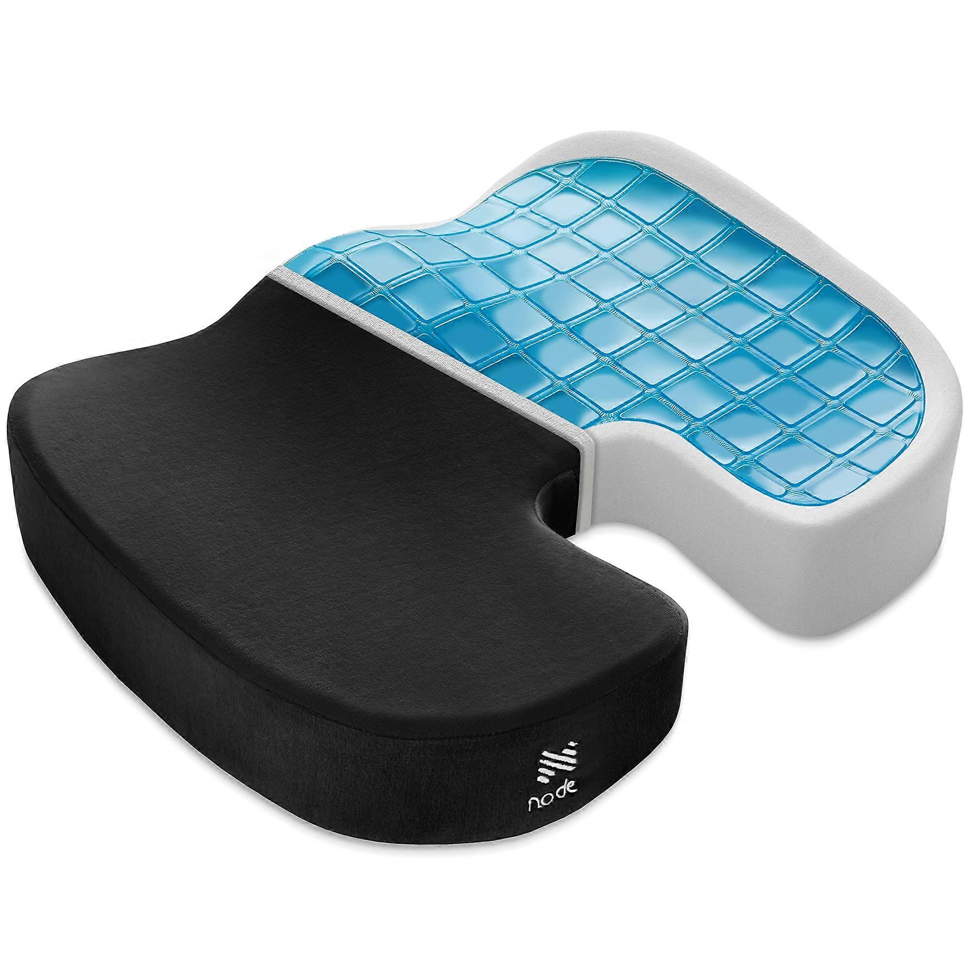 Node Gel Advanced Memory Foam Sofa Pillow Gel-Infused Memory Foam Ergonomic Orthopedic Comfort Pad Black Venor