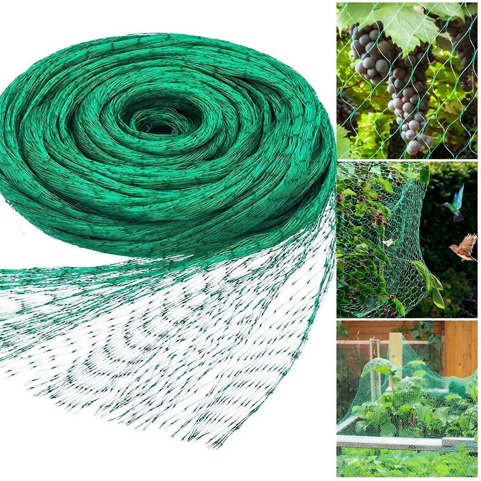 Birdsong Garden Pest Net Barrier 13 ft x 36 ft for Fruit Trees, Durable Mesh Protection for Garden Pests