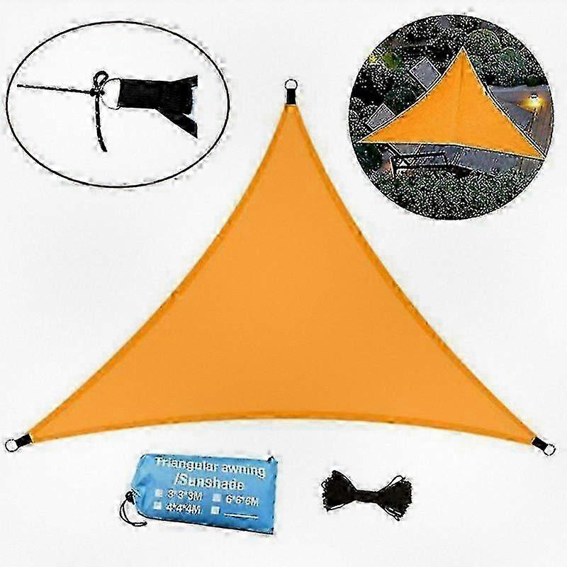 Waterproof Triangle Sunshade Sail Canopy for Patio Garden Backyard UV Protection