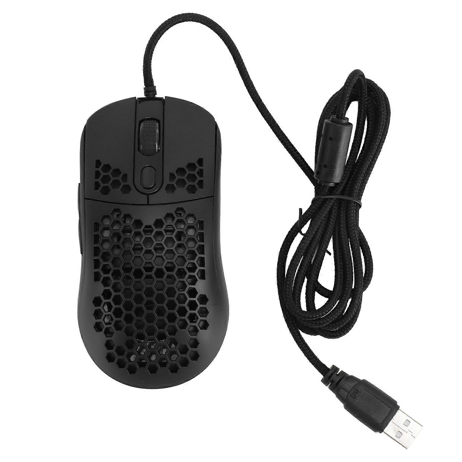 Wired with Backlight X600 6 Programming Buttons 8000 DPI Ergonomic RGB Gaming Mouse for Laptop Gamer