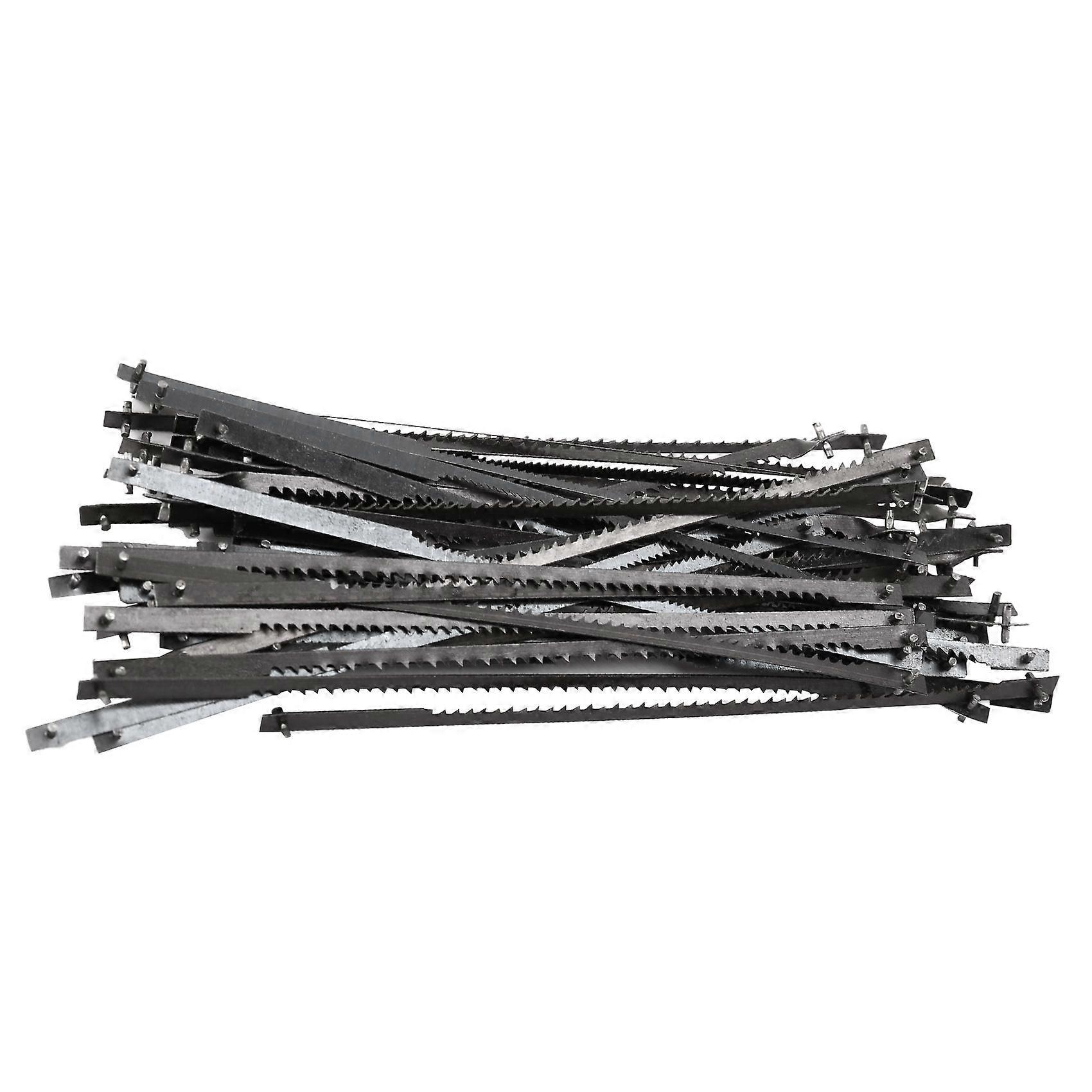 48Pcs 4 Inch 105mm Pinned Scroll Saw Blades Wood Cutting Blade for Moto Saw
