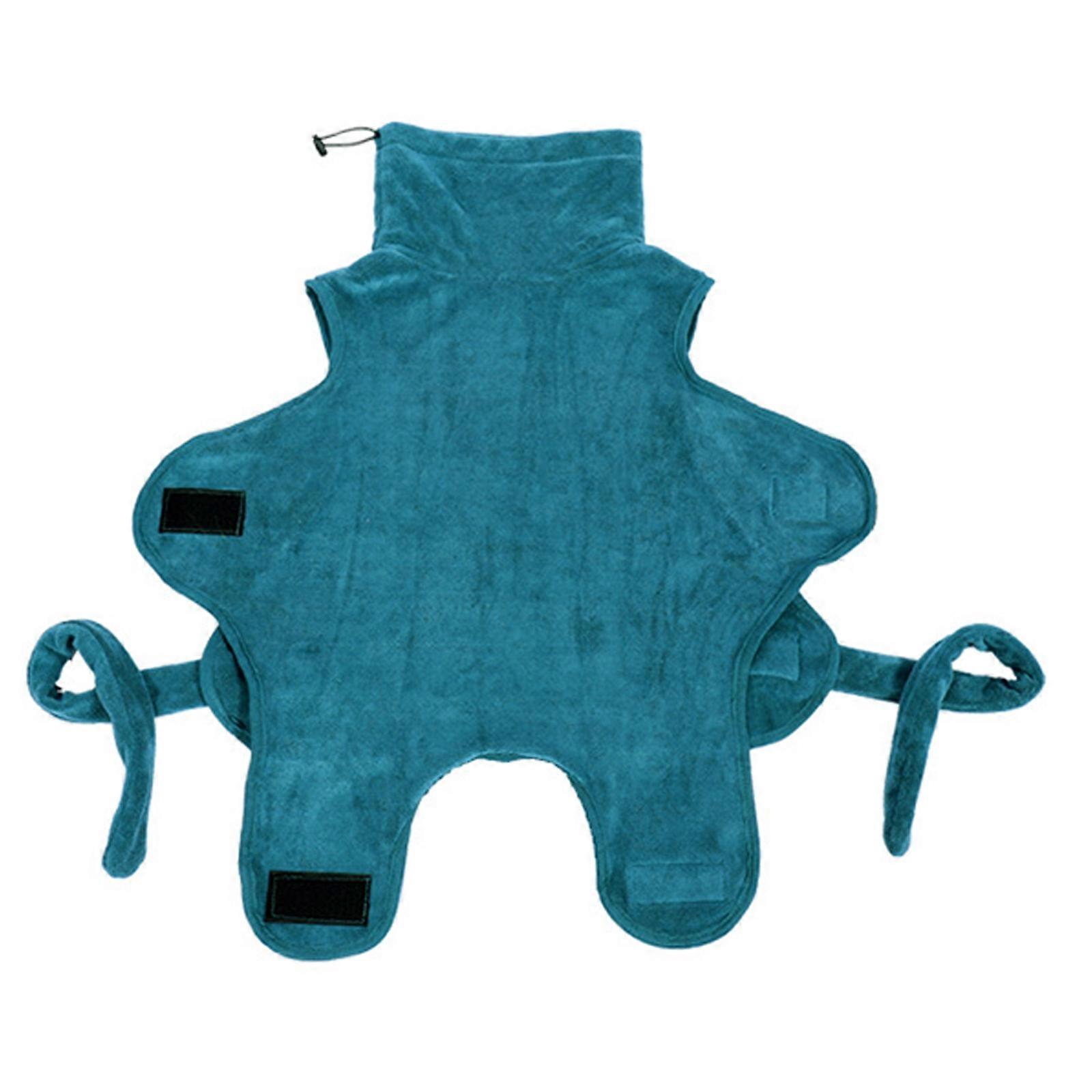 Quick Drying Dog Towel Robe Soft Microfibre Bathrobe for Pet High Absorbent Drying Coat for Small to Large Dog XS