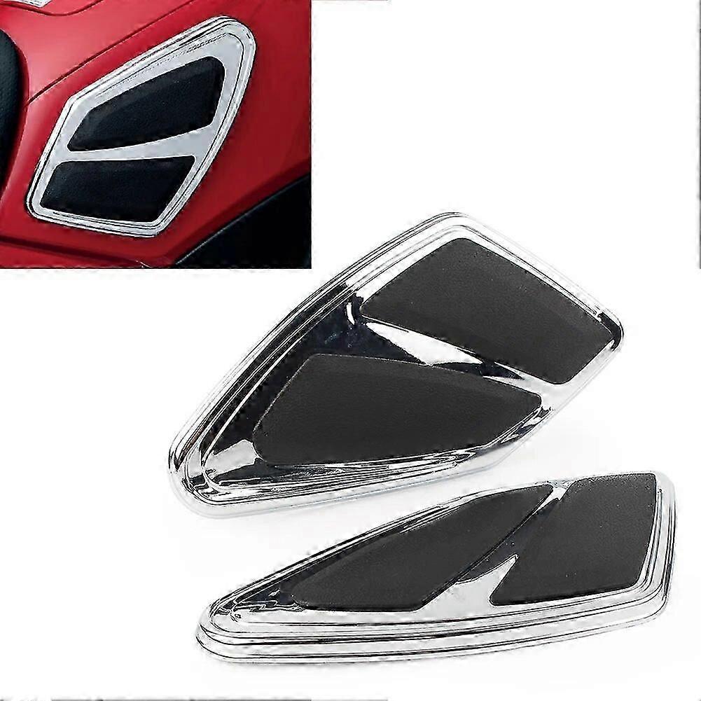 Gold Wing GL1800 Motorcycle Tank Trim w/ Knee Pads For Honda Goldwing GL 1800 F6B 2012 2013 2014 2015 Chrome