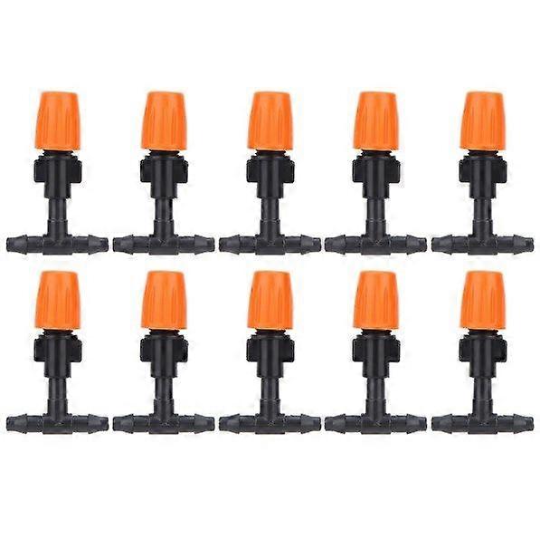 Irrigation Garden Adjustable Micro Spray Nozzles Misting Atomizing Cooling Sprinklers 10Pcs