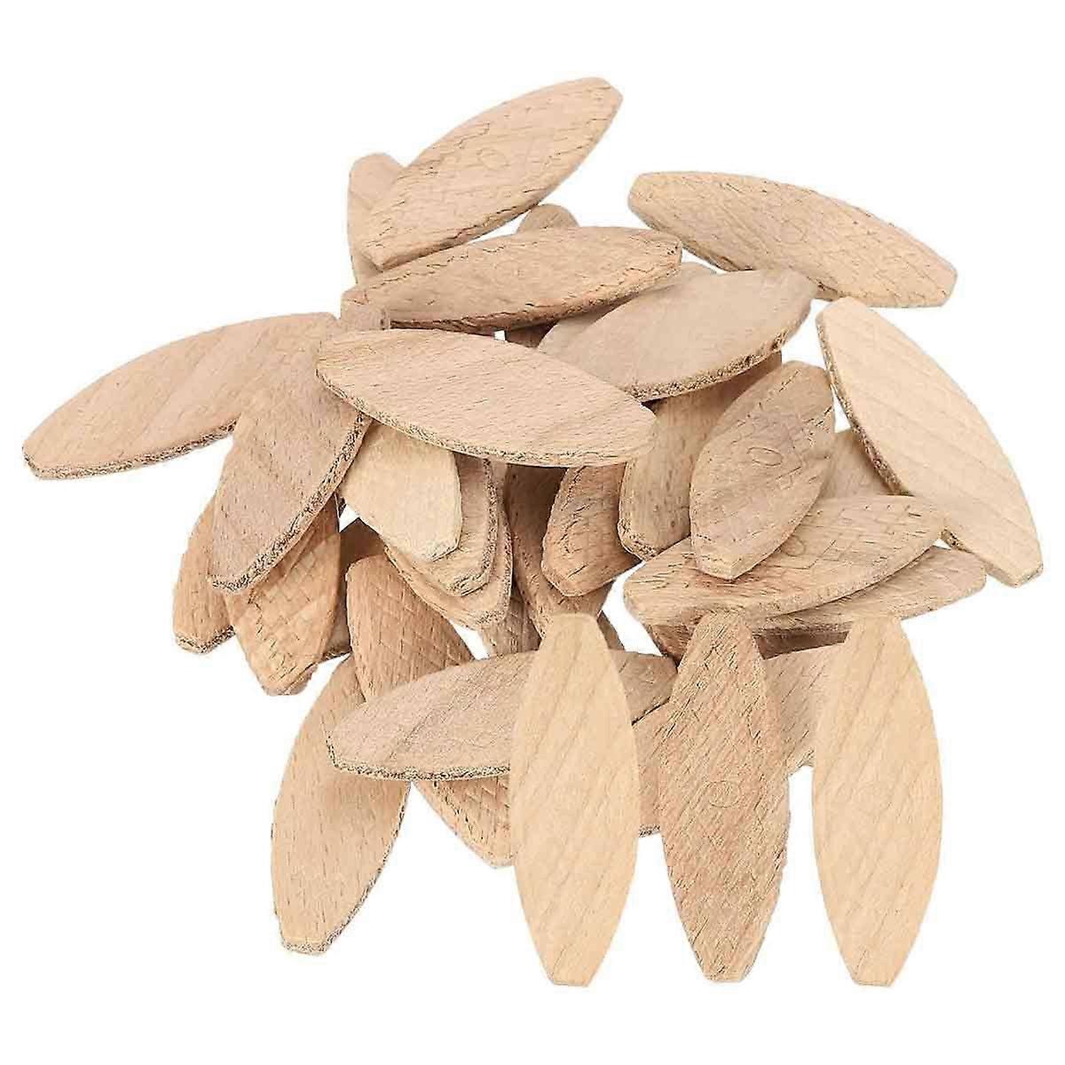 100Pcs Joiner Biscuits Sturdy Beech Tighter Bonding High Stability Wood Joining Biscuits Size 0