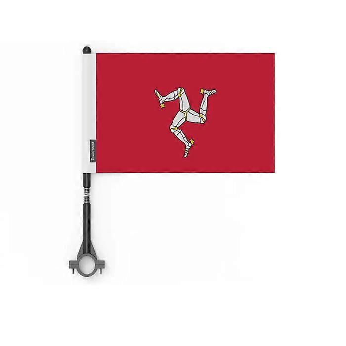 Flag - Multicolored - Isle of Man - 5 pieces - 14 x 21 cm - Polyester - Outdoor