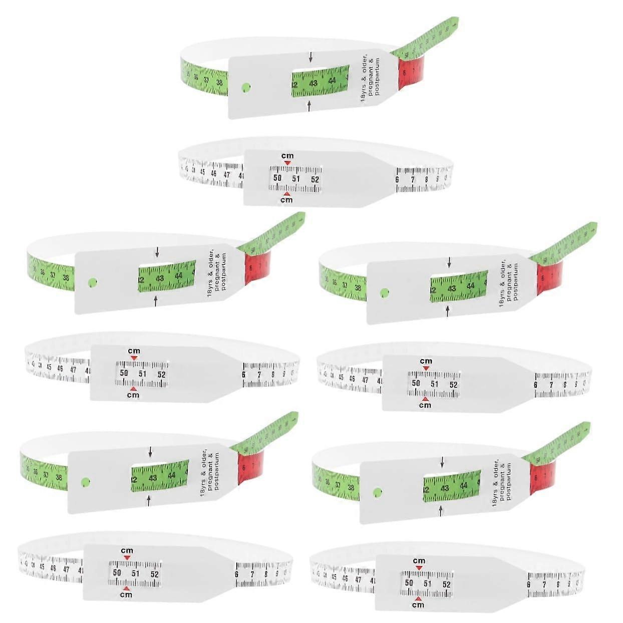 10 pcs head circumference soft tape measuring tape tailors sewing tape