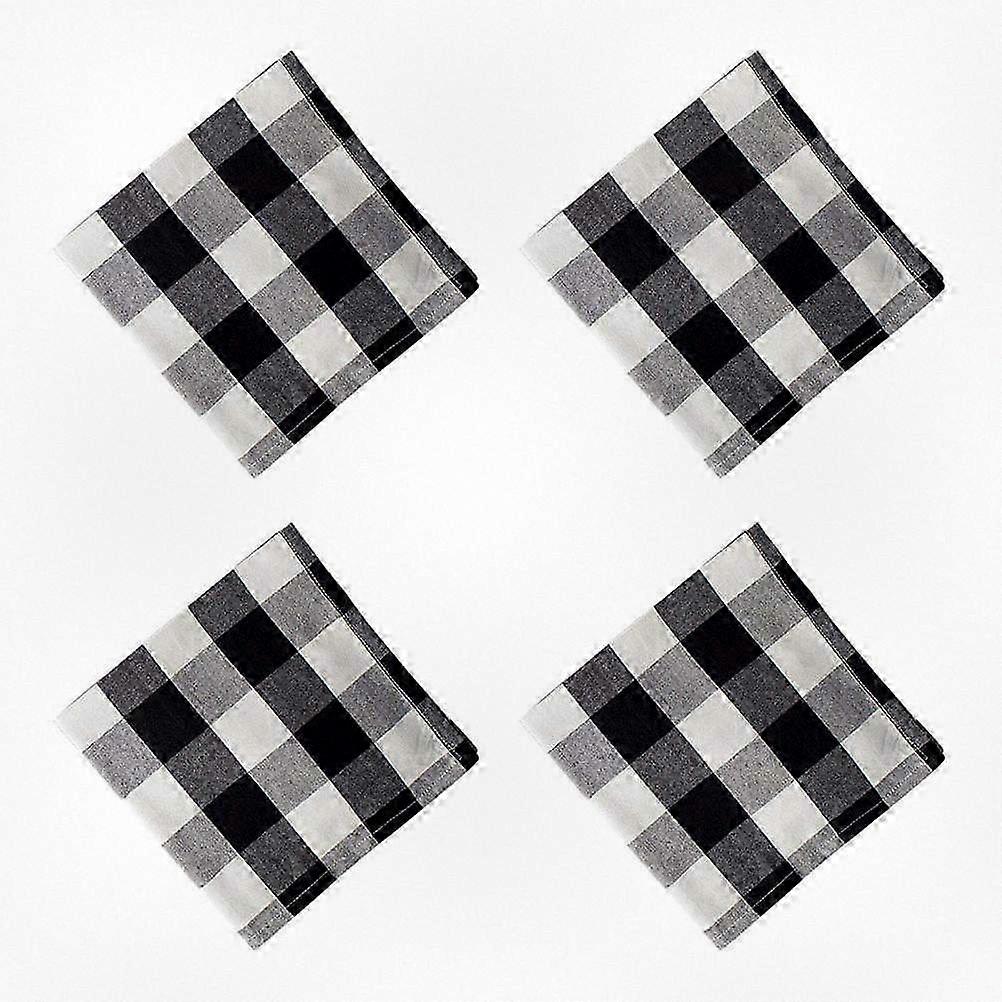 Set of 4 Elegant and Classic Western Placemats with Creative Decorative Napkin Fabric for Home D��cor