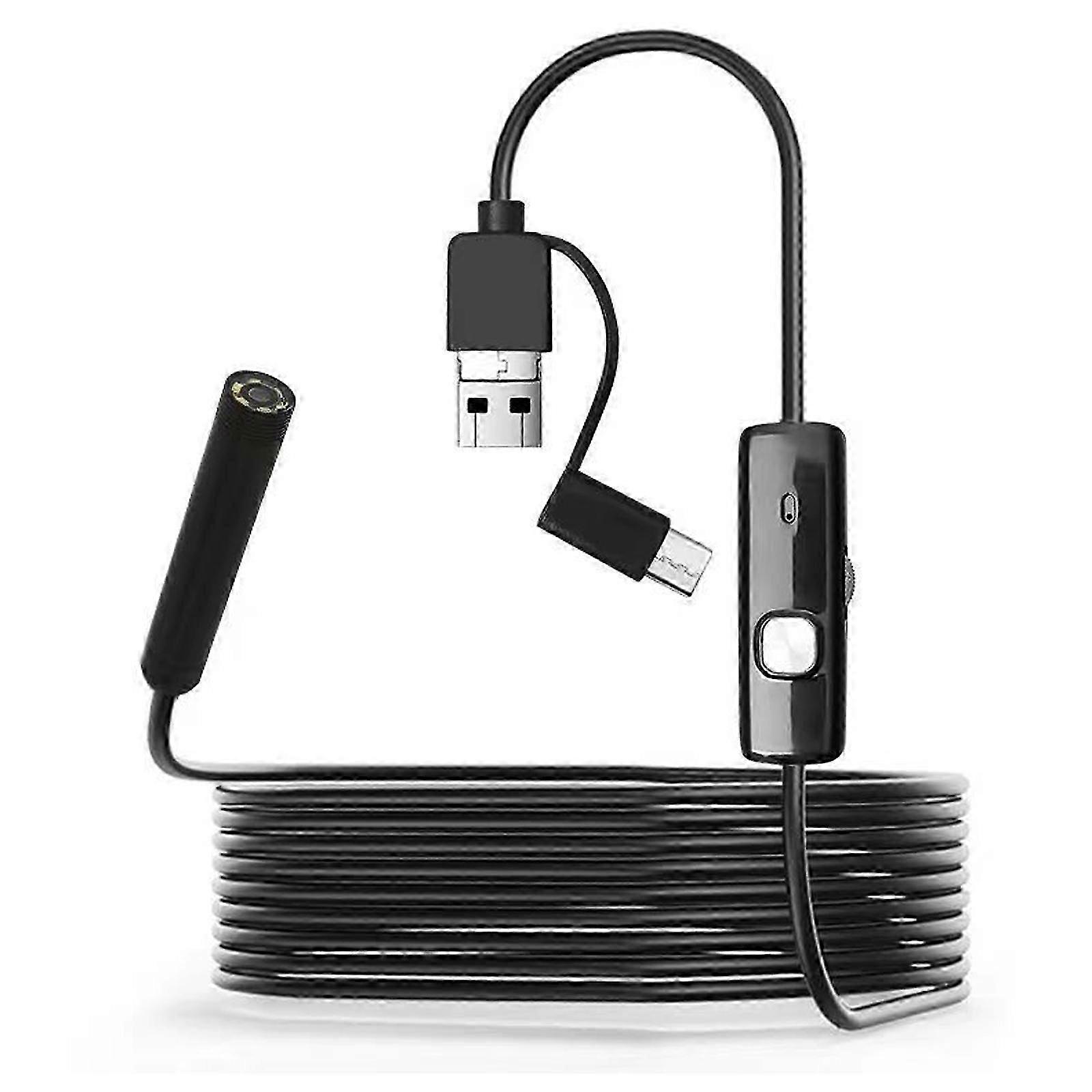 in 1 USB-C Endoscope Inspection Camera Type C Borescope HD Camera for Android