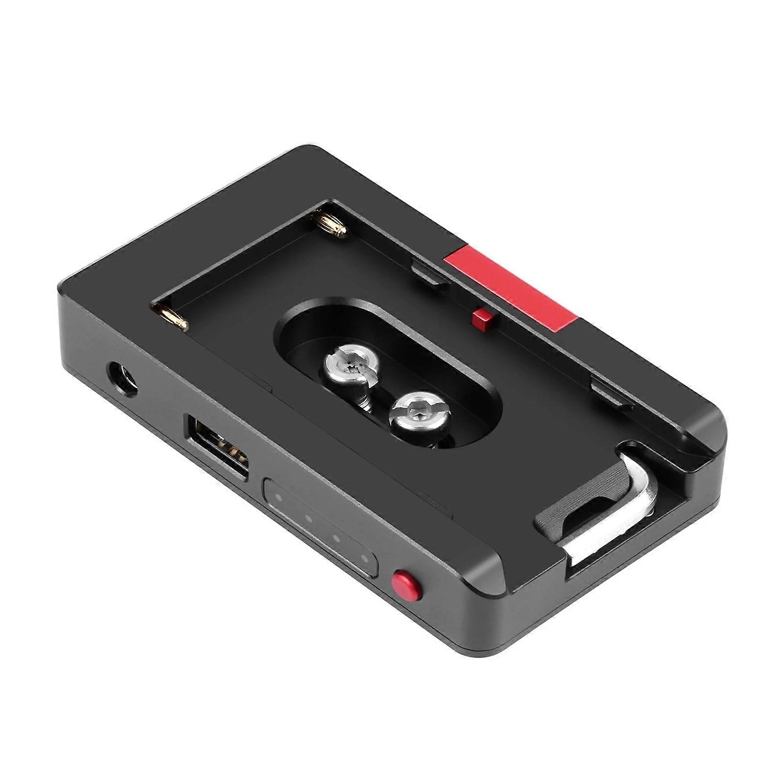 DSLR Camera Clamp PULUZ Battery Adapter Plate for  /  / Panasonic (Black) Multicolor