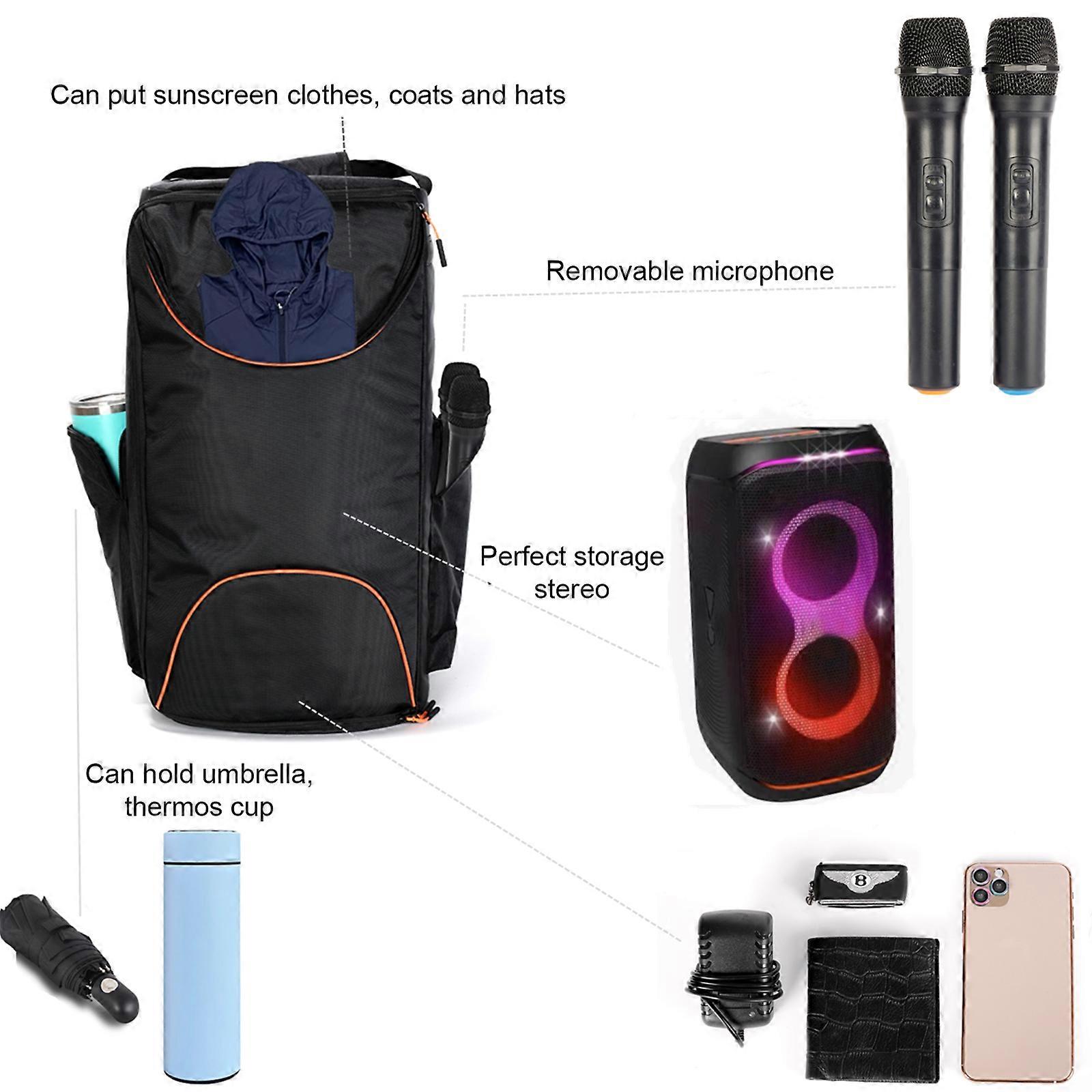 Durability Nylon Speaker Carry Bag For CLUB 120 Speakers Portable Protective  Travel Case With Padded Interior Protective Travel Carrying Case Storage Bag for Club 120 Speaker