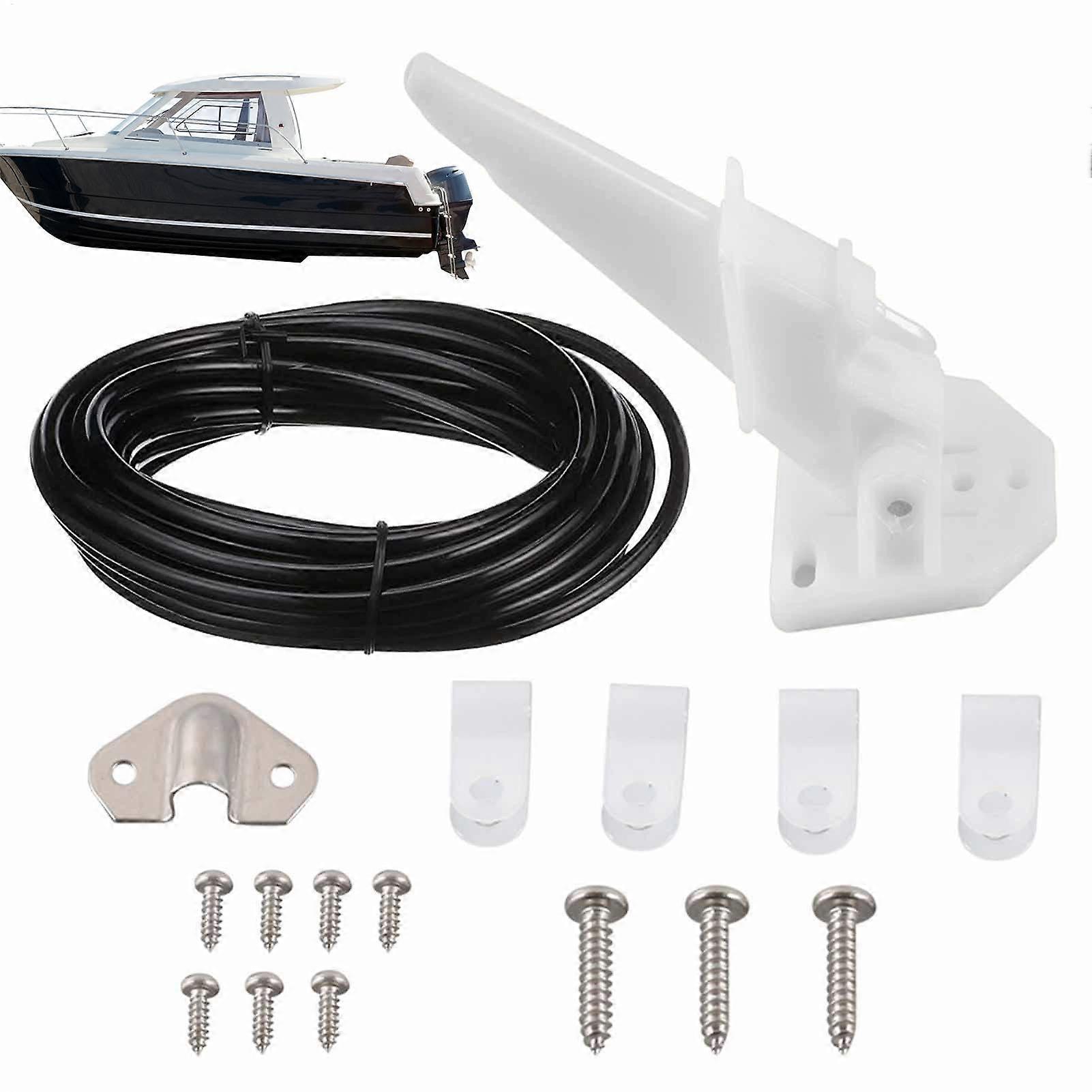 Speedometer Kickup Pitot Tube Kit for Boats, Automatic Kickup Pipe
