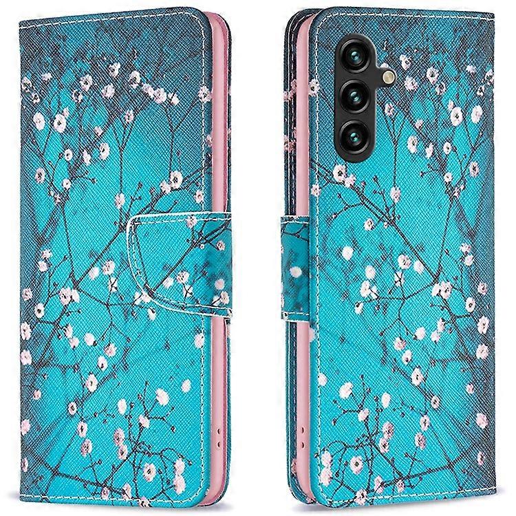 Compatible For Samsung Galaxy A16 Wallet Case Pattern Print Phone Leather Cover