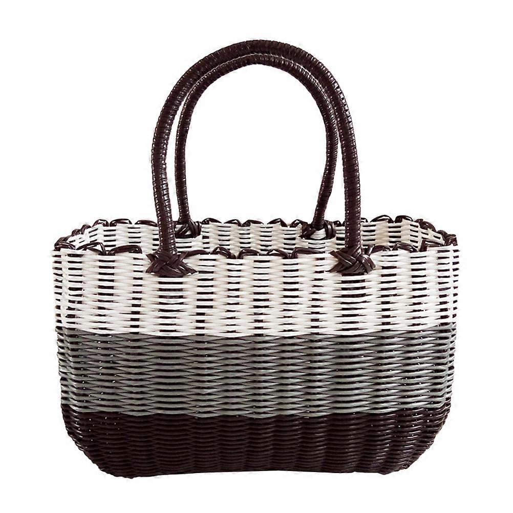 Elegant Basket Bag for Women, Versatile Use in Home Decor Grocery Shopping and More