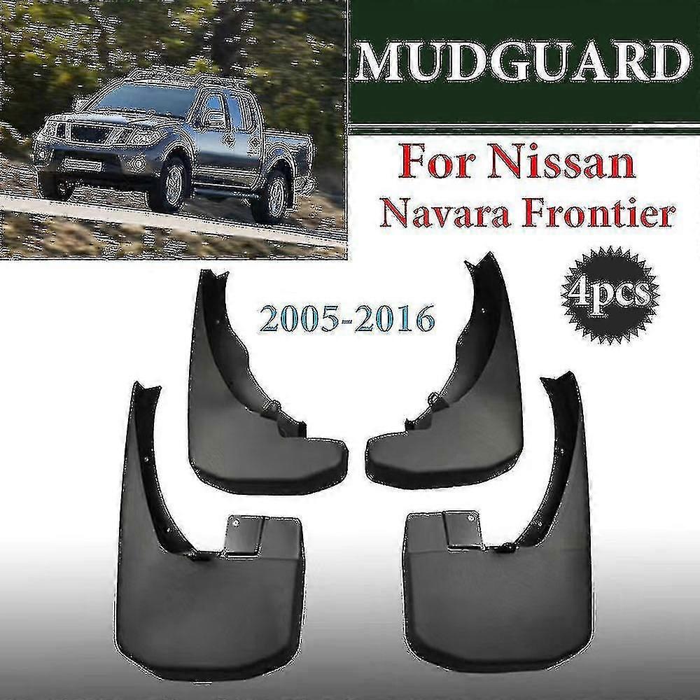 Mud Flaps for Nissan Navara Frontier Brute D40 2005-2016 Splash Guards Fender Protectors Replacement
